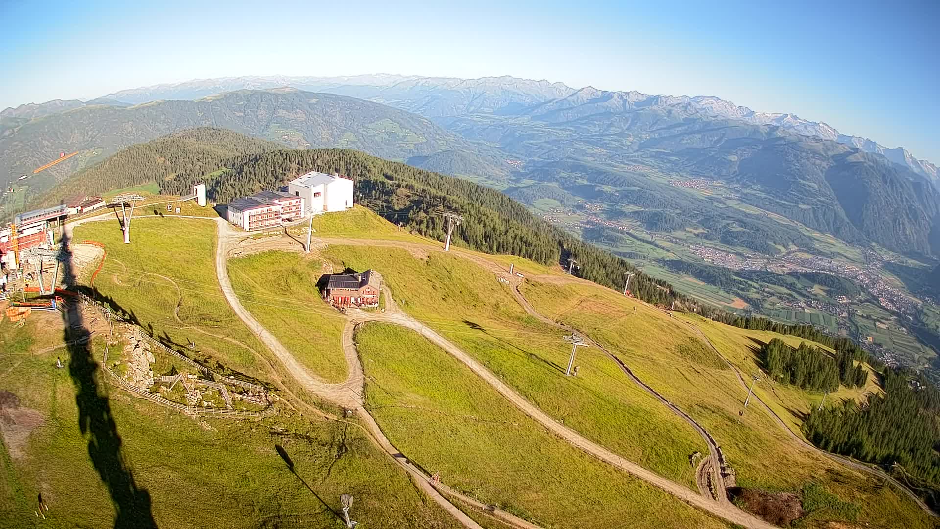 Stazione sciistica di Plan de Corones | vista su Brunico