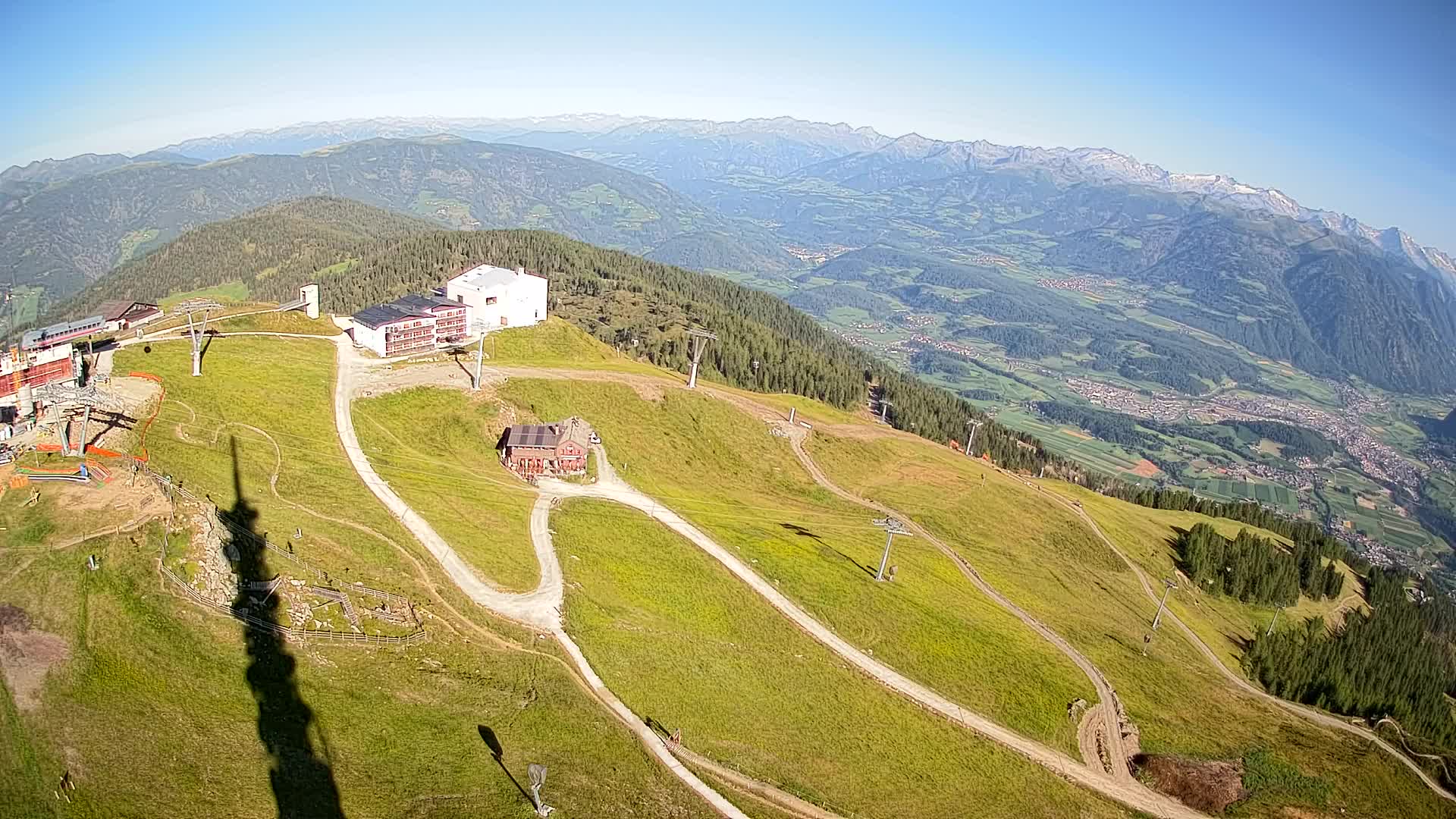 Kronplatz peak Ski resort | view to Bruneck