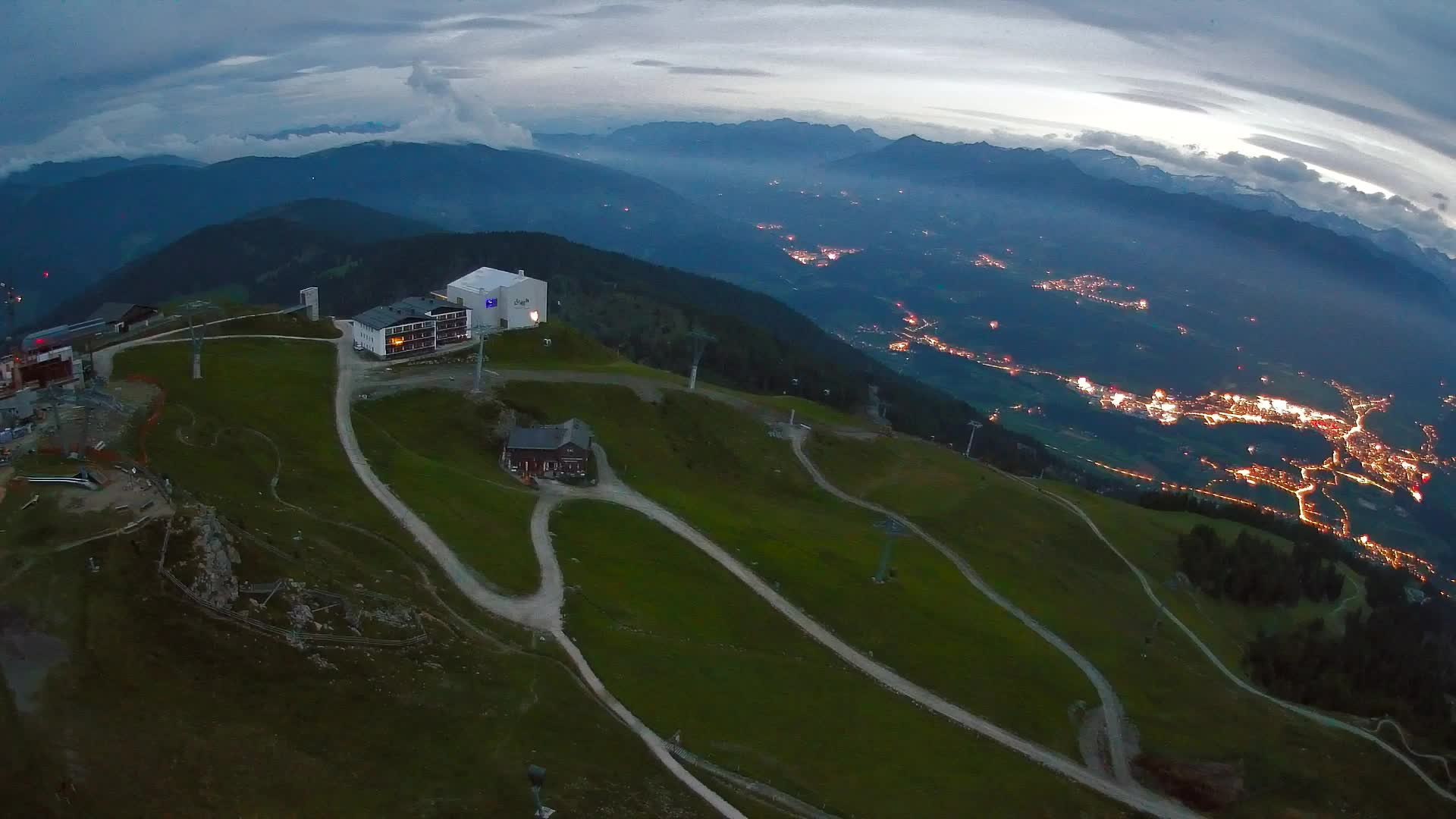 Kronplatz peak Ski resort | view to Bruneck