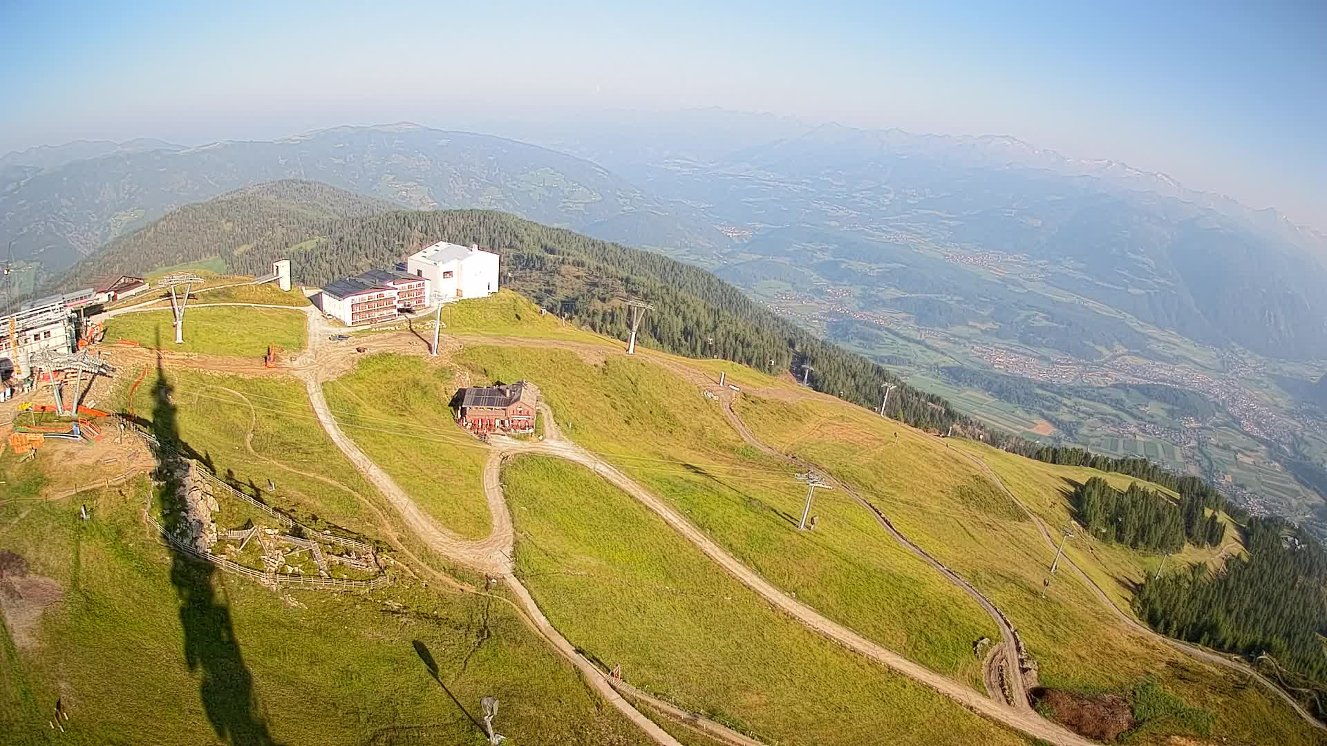 Kronplatz peak Ski resort | view to Bruneck
