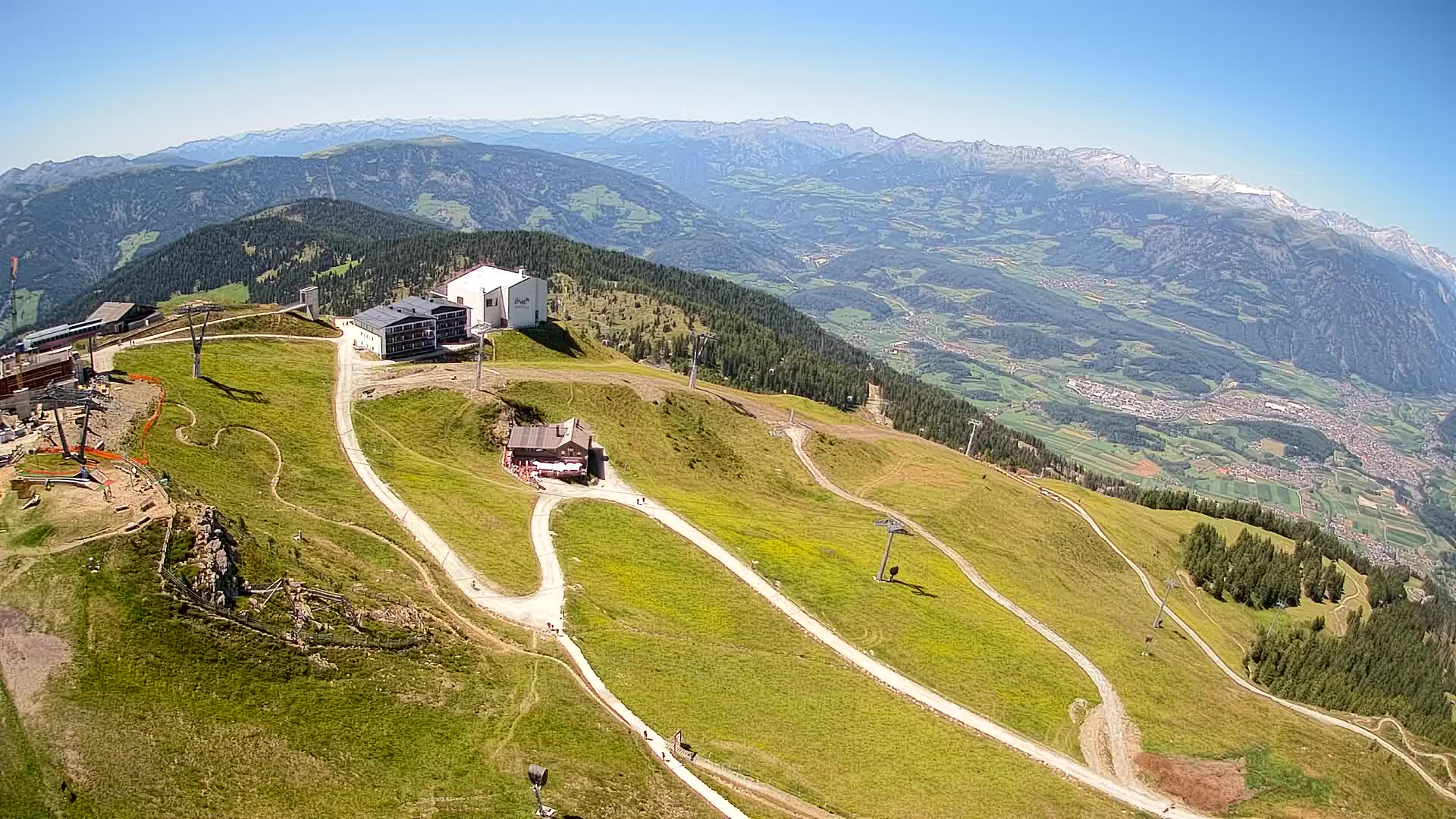 Kronplatz peak Ski resort | view to Bruneck