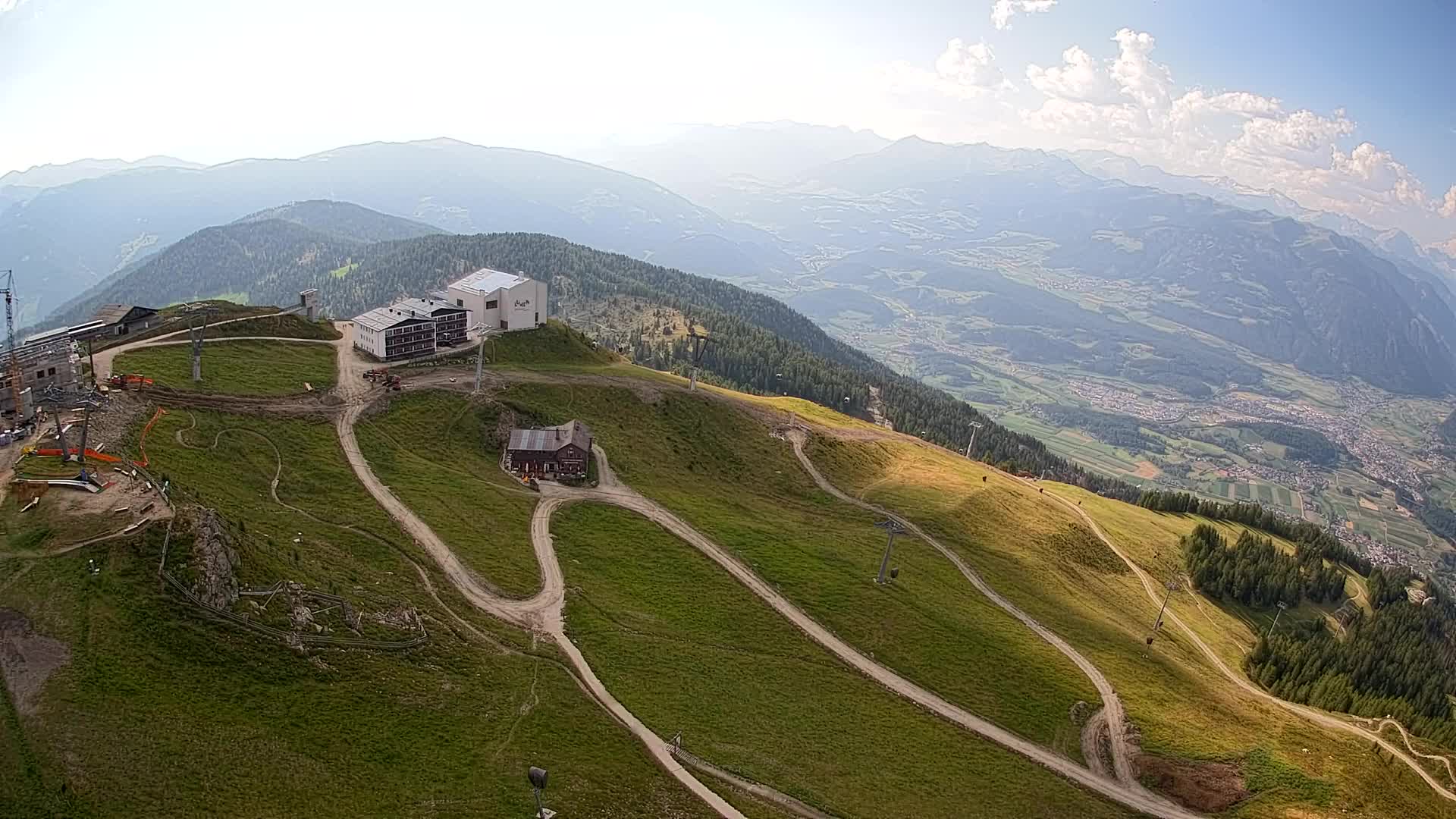 Kronplatz peak Ski resort | view to Bruneck
