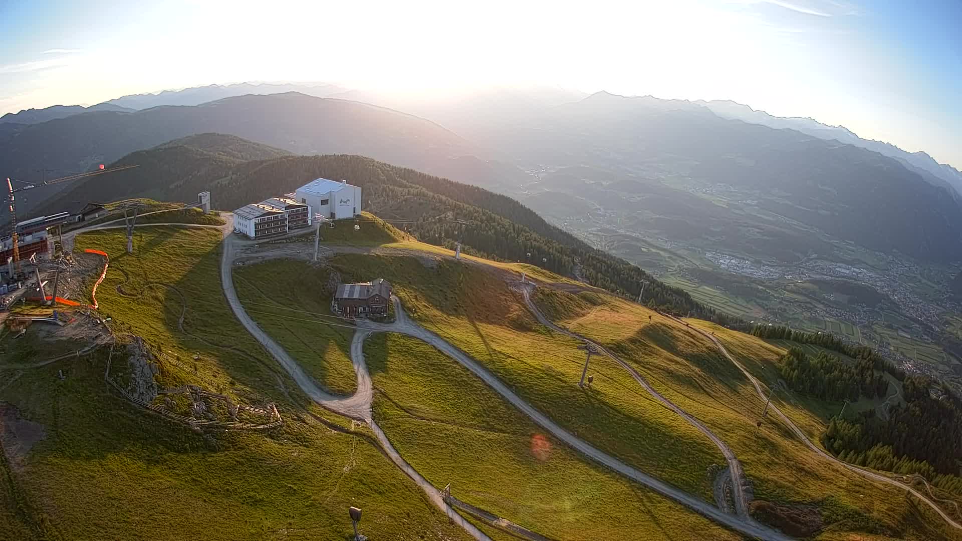 Kronplatz peak Ski resort | view to Bruneck