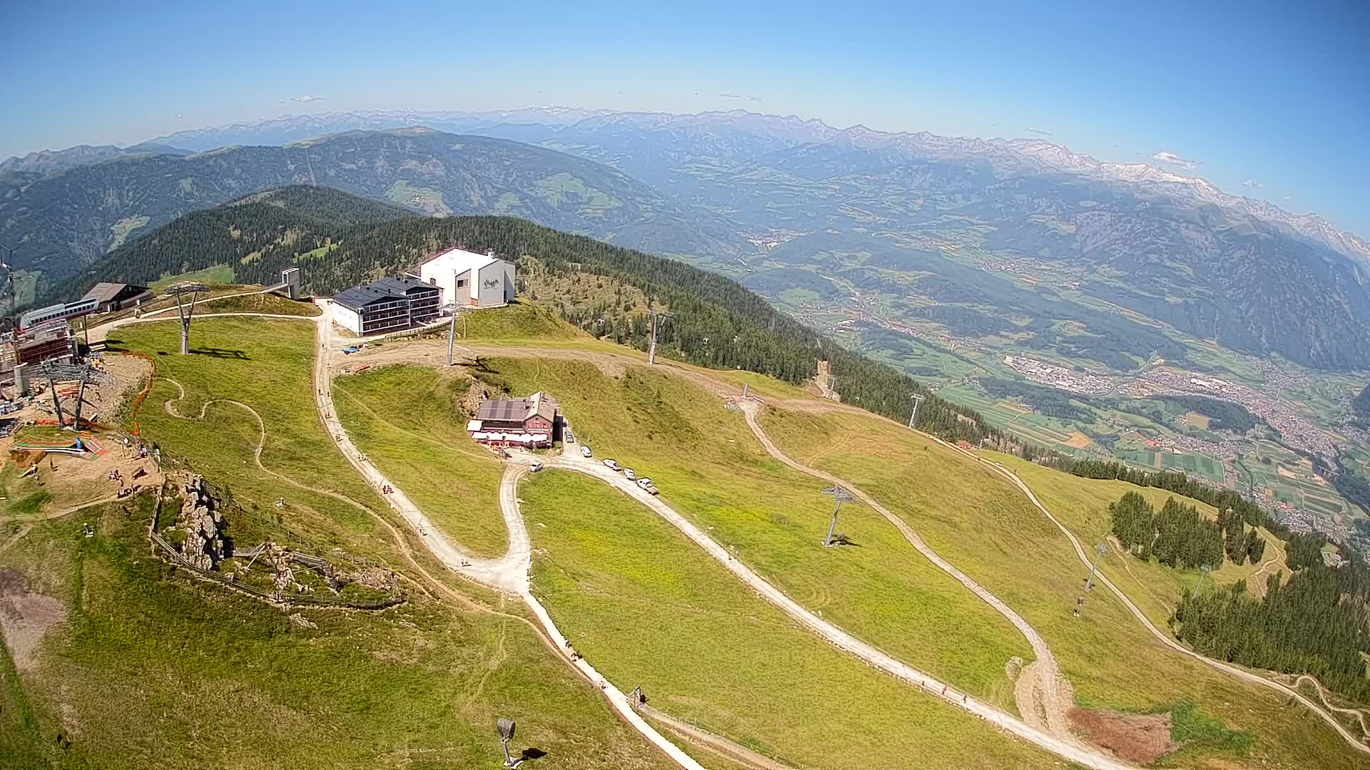 Smučišče Kronplatz – vrh | pogled na Bruneck