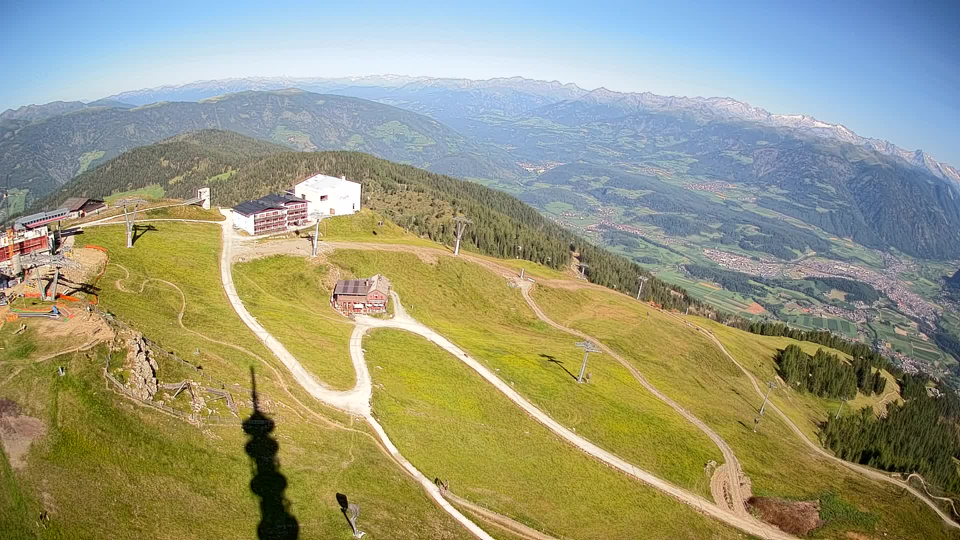Kronplatz peak Ski resort | view to Bruneck
