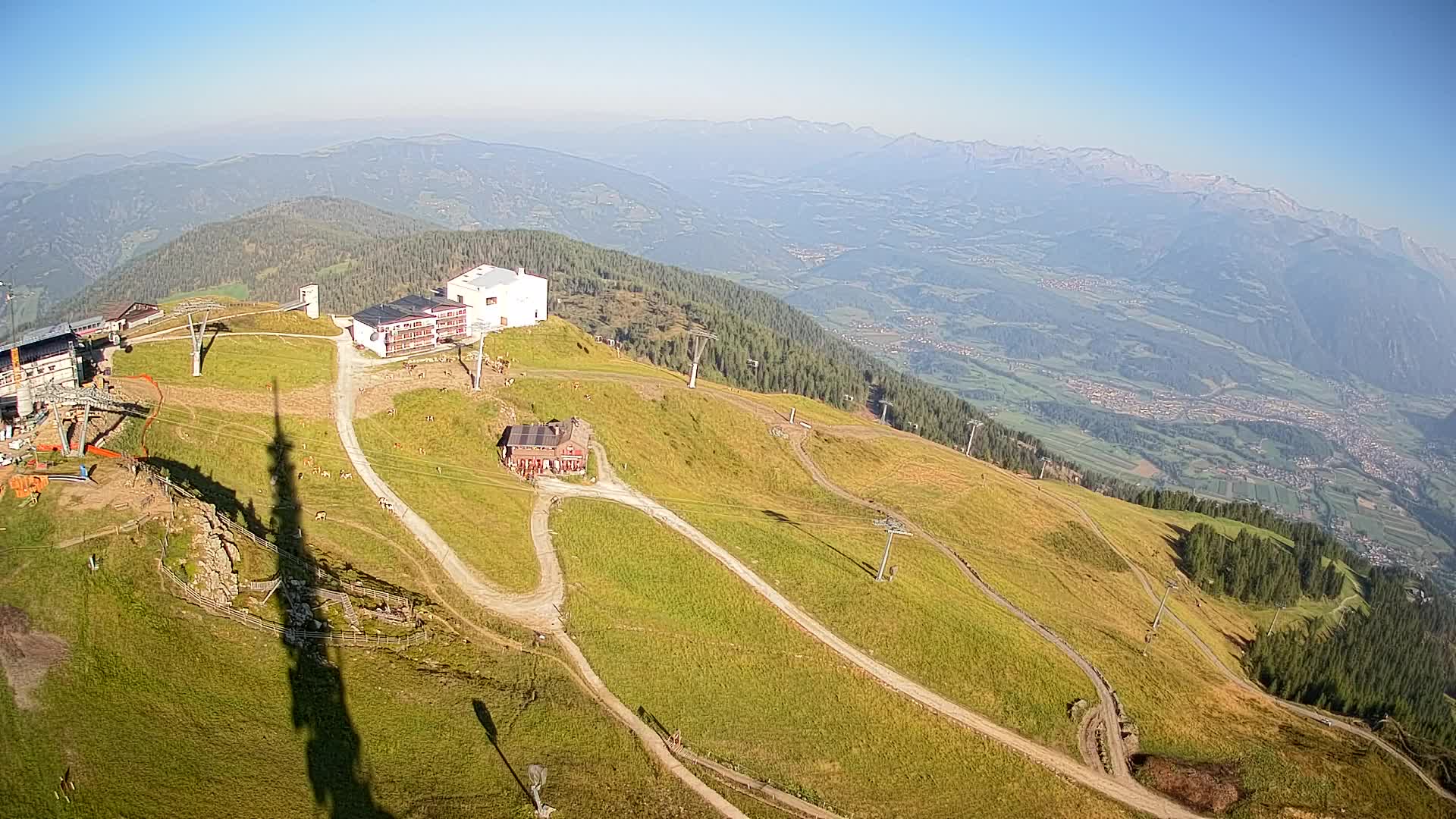 Stazione sciistica di Plan de Corones | vista su Brunico