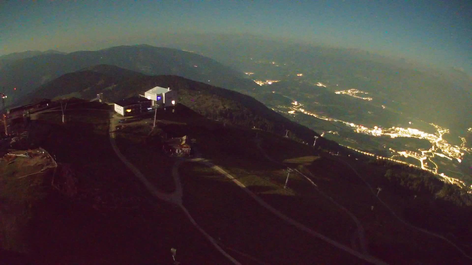 Kronplatz peak Ski resort | view to Bruneck