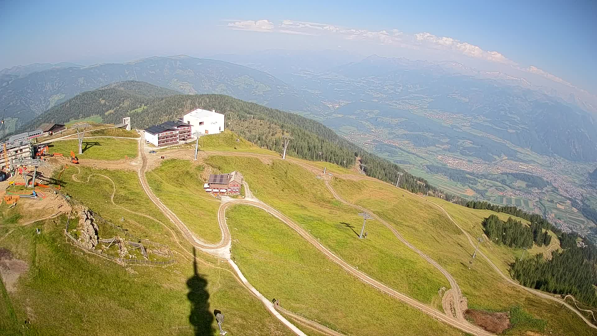 Stazione sciistica di Plan de Corones | vista su Brunico