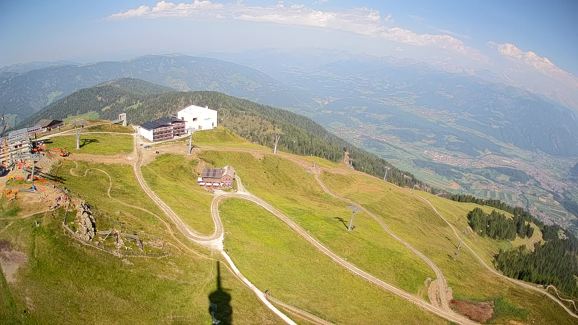 Kronplatz peak Ski resort | view to Bruneck