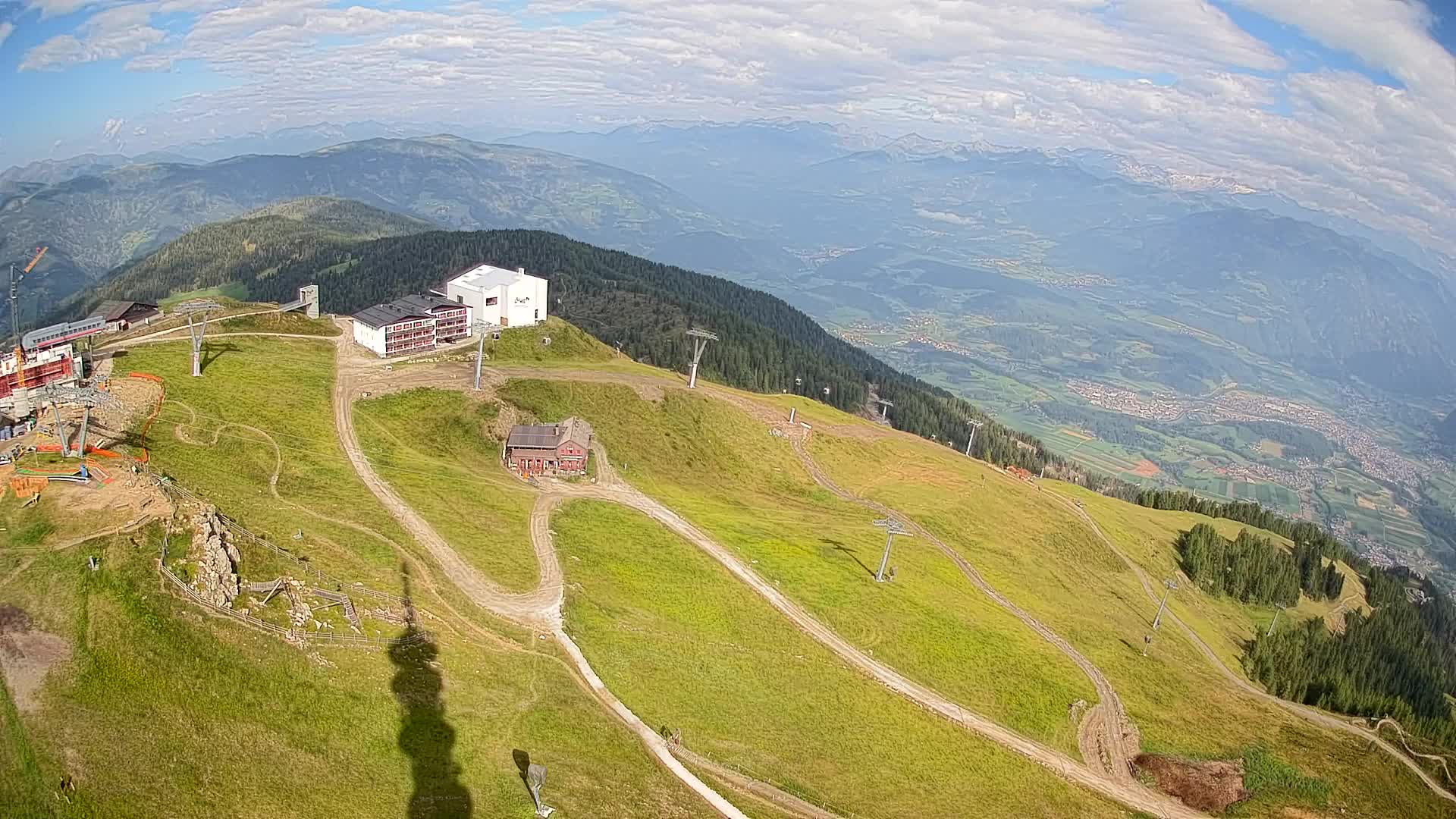Stazione sciistica di Plan de Corones | vista su Brunico