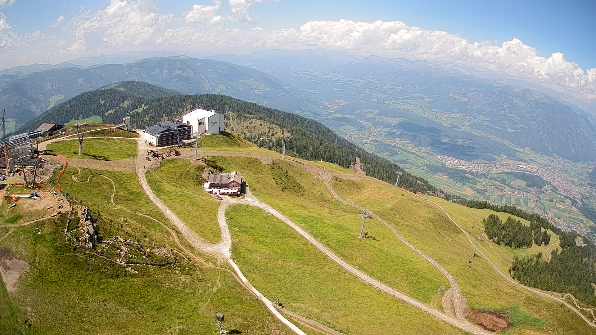 Stazione sciistica di Plan de Corones | vista su Brunico