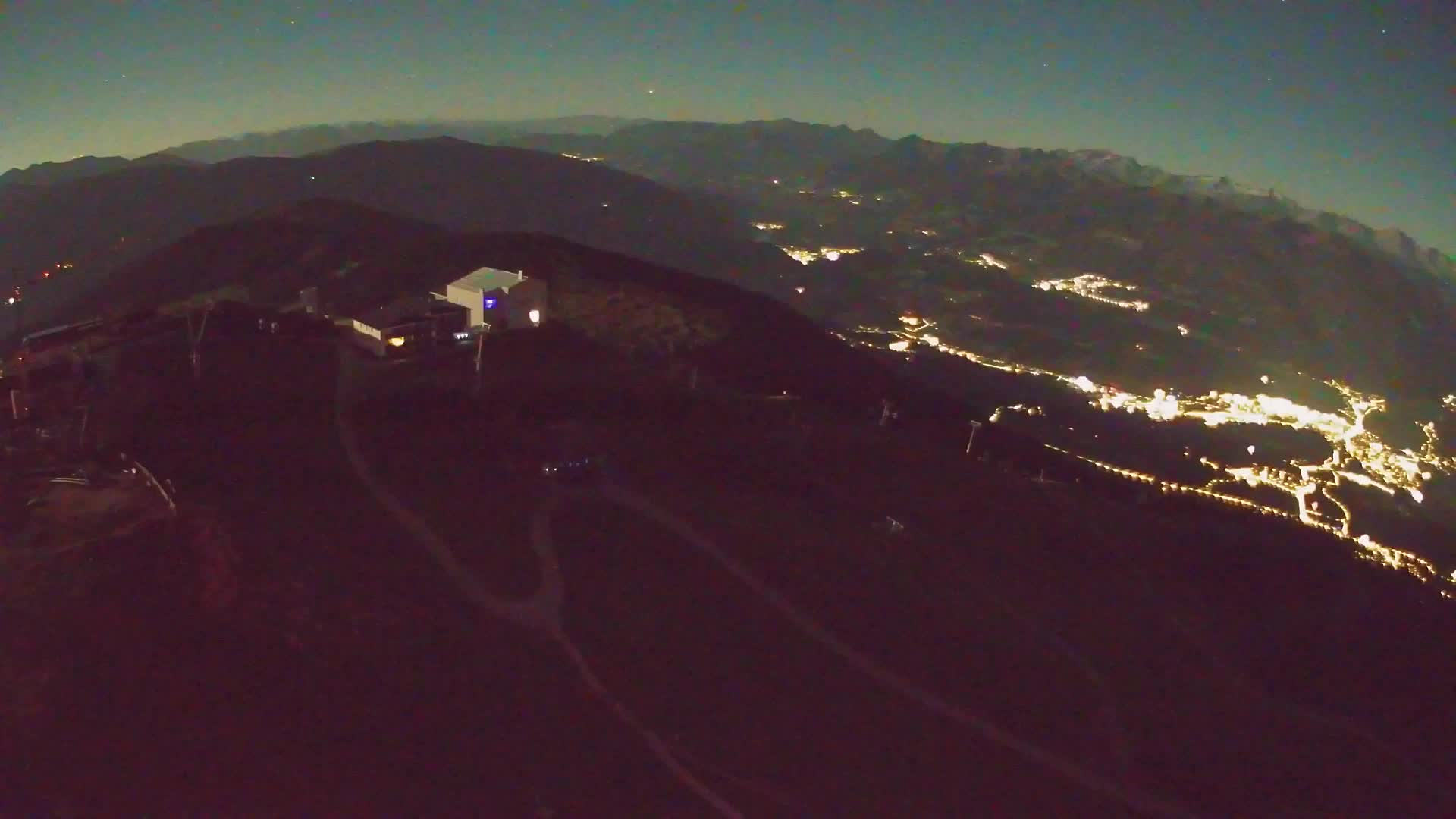 Skigebiet Kronplatz Gipfel | Blick auf Bruneck