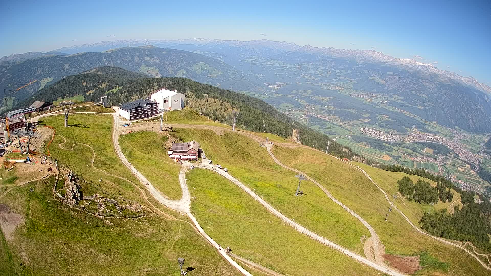 Stazione sciistica di Plan de Corones | vista su Brunico