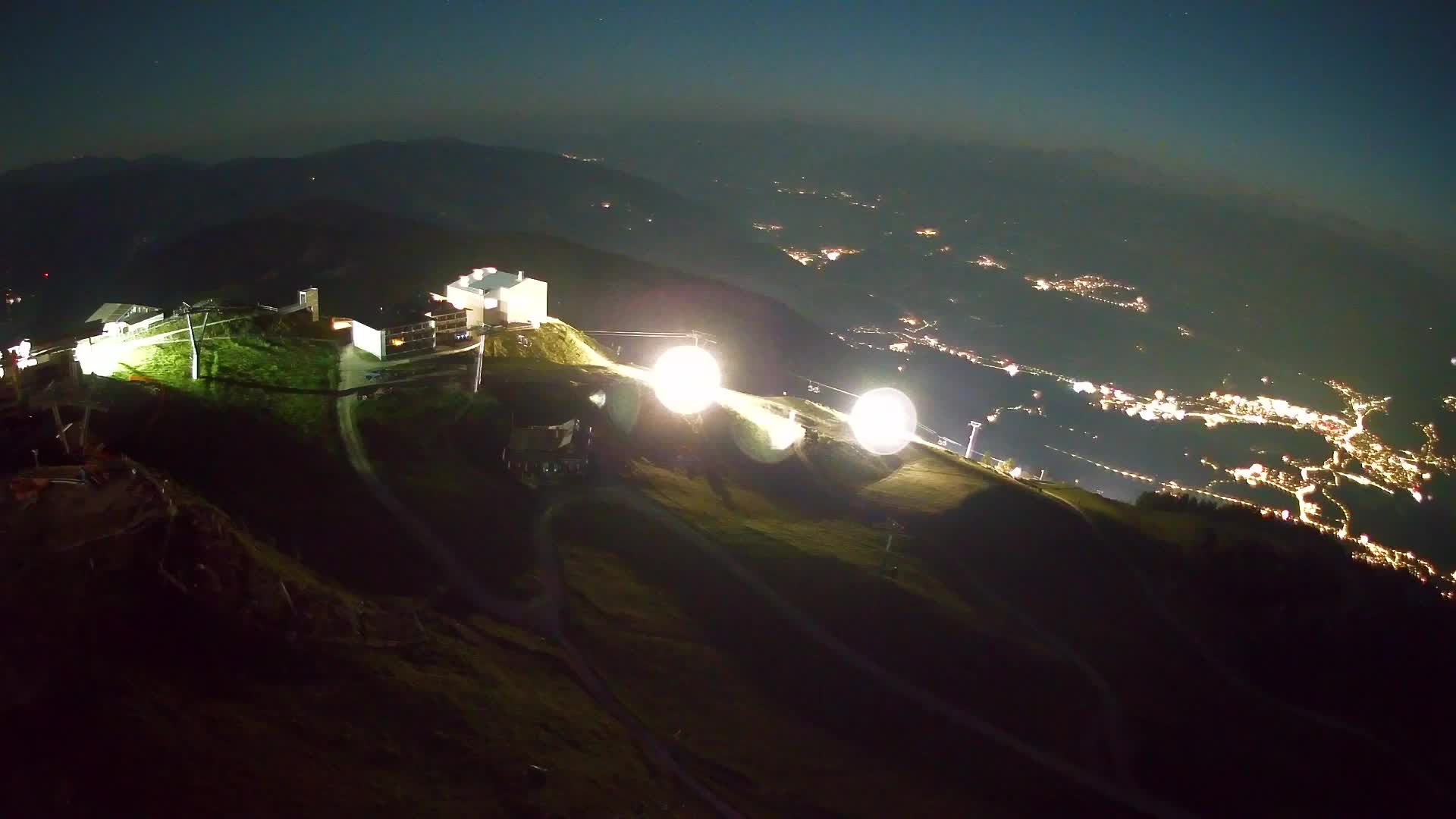 Station de ski Kronplatz sommet | vue sur Brunico