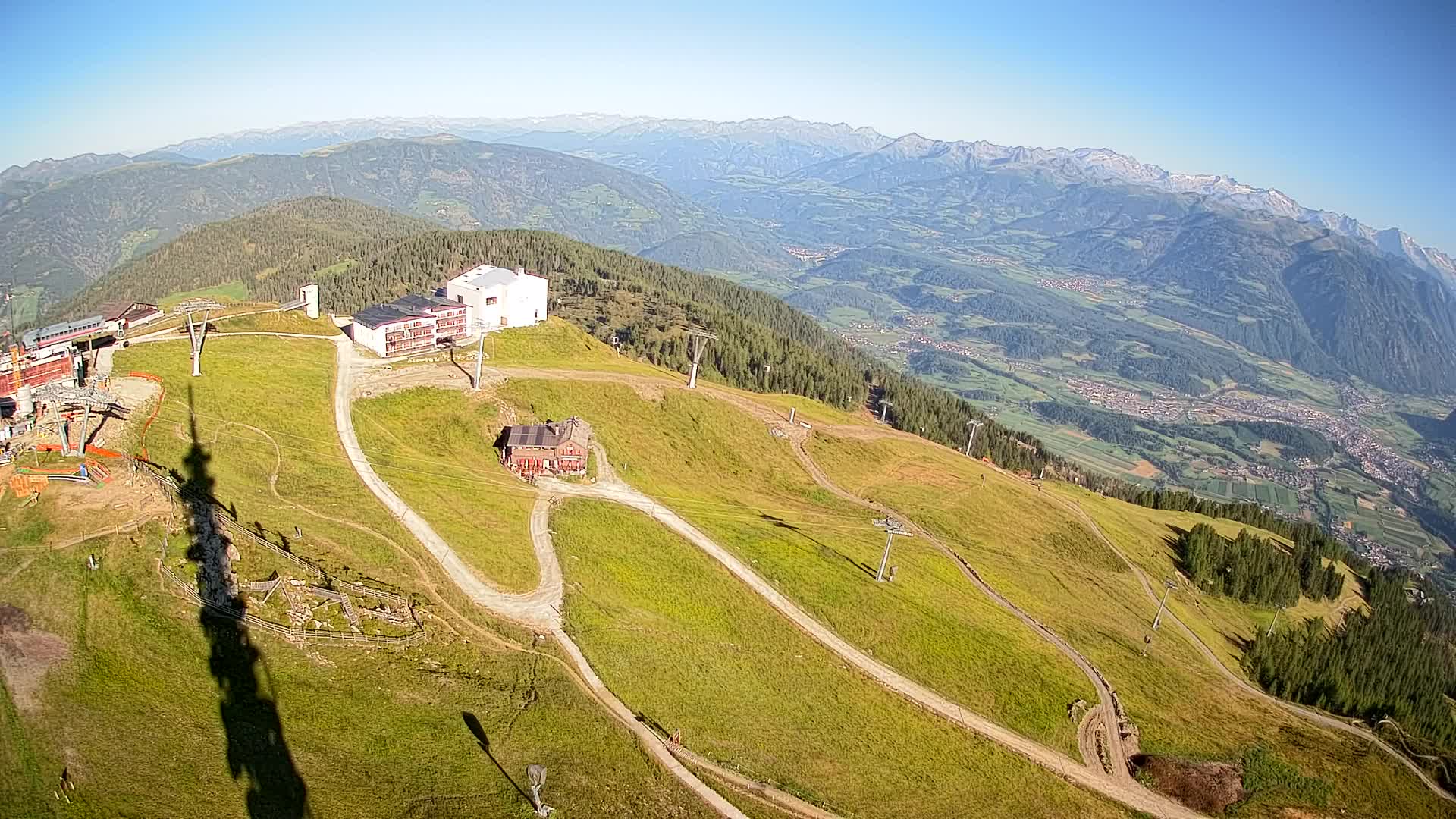 Stazione sciistica di Plan de Corones | vista su Brunico