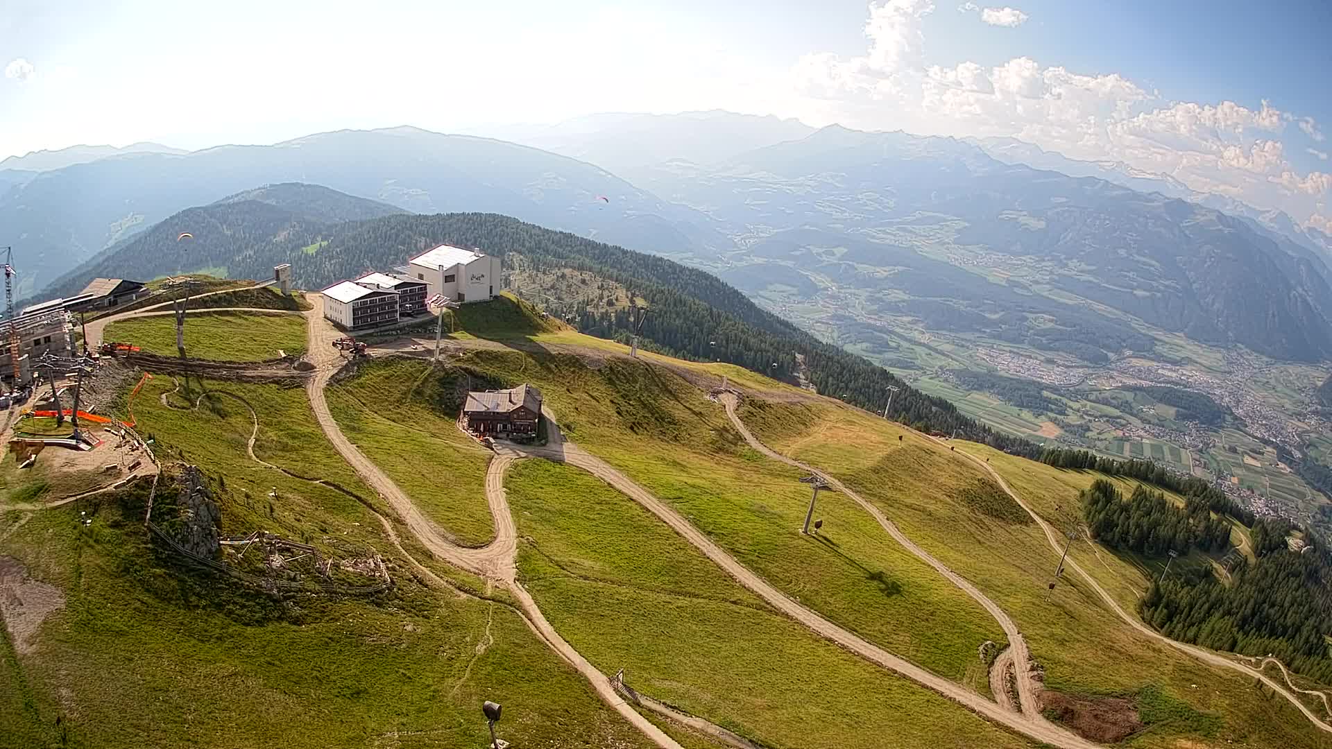 Kronplatz peak Ski resort | view to Bruneck
