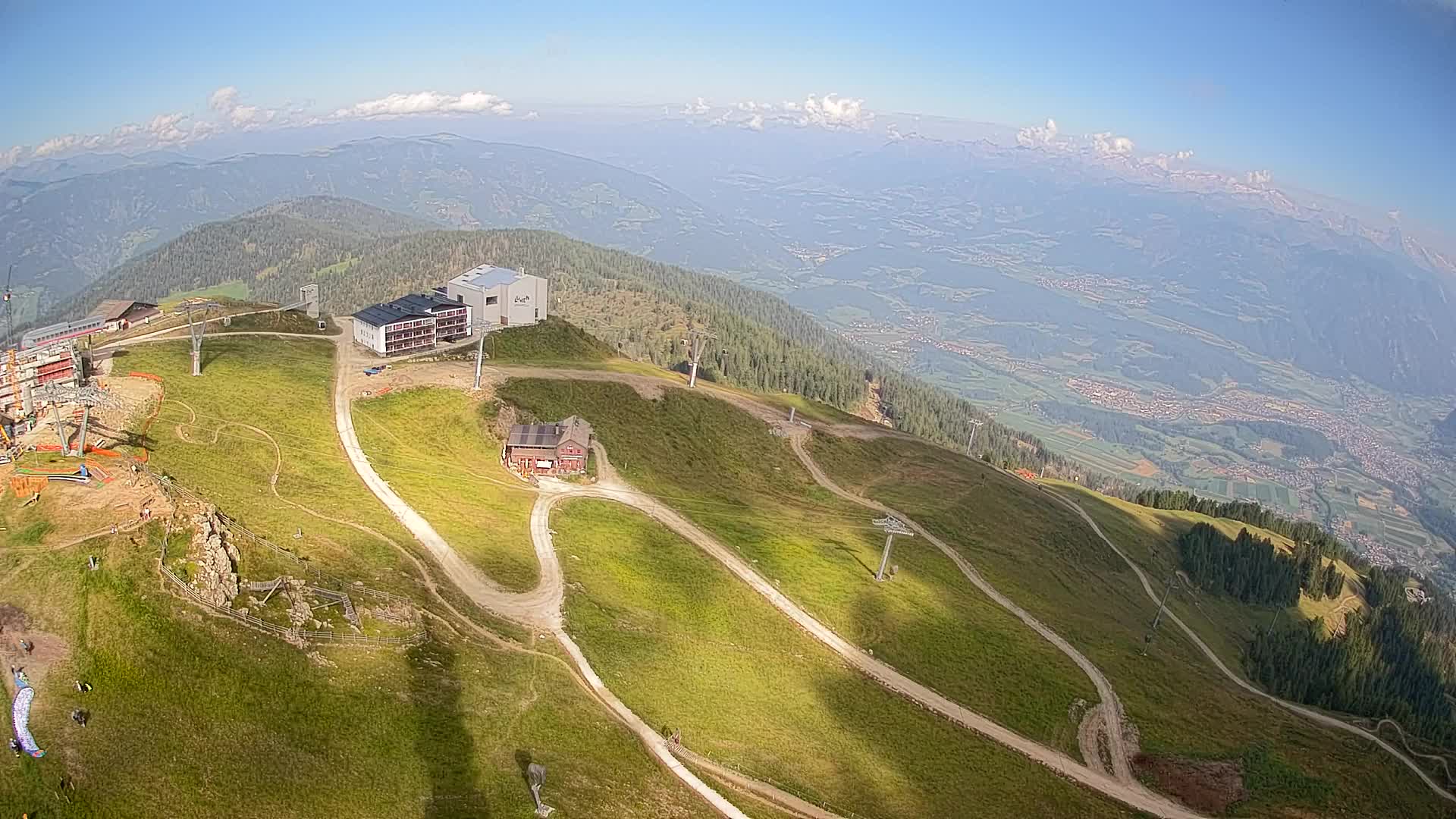 Stazione sciistica di Plan de Corones | vista su Brunico