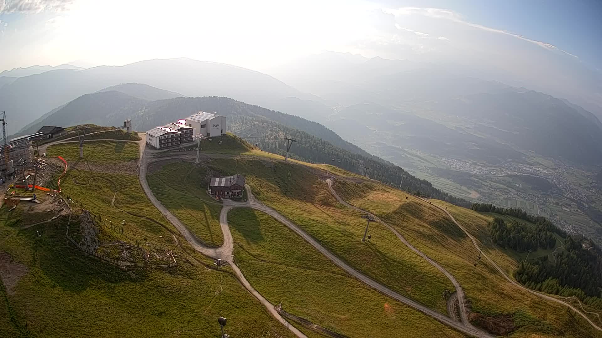 Kronplatz peak Ski resort | view to Bruneck