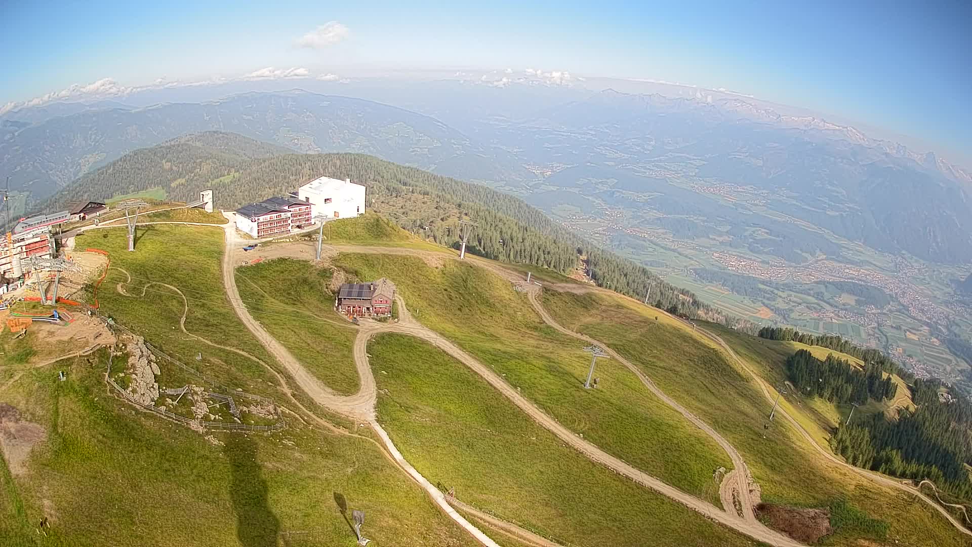 Stazione sciistica di Plan de Corones | vista su Brunico