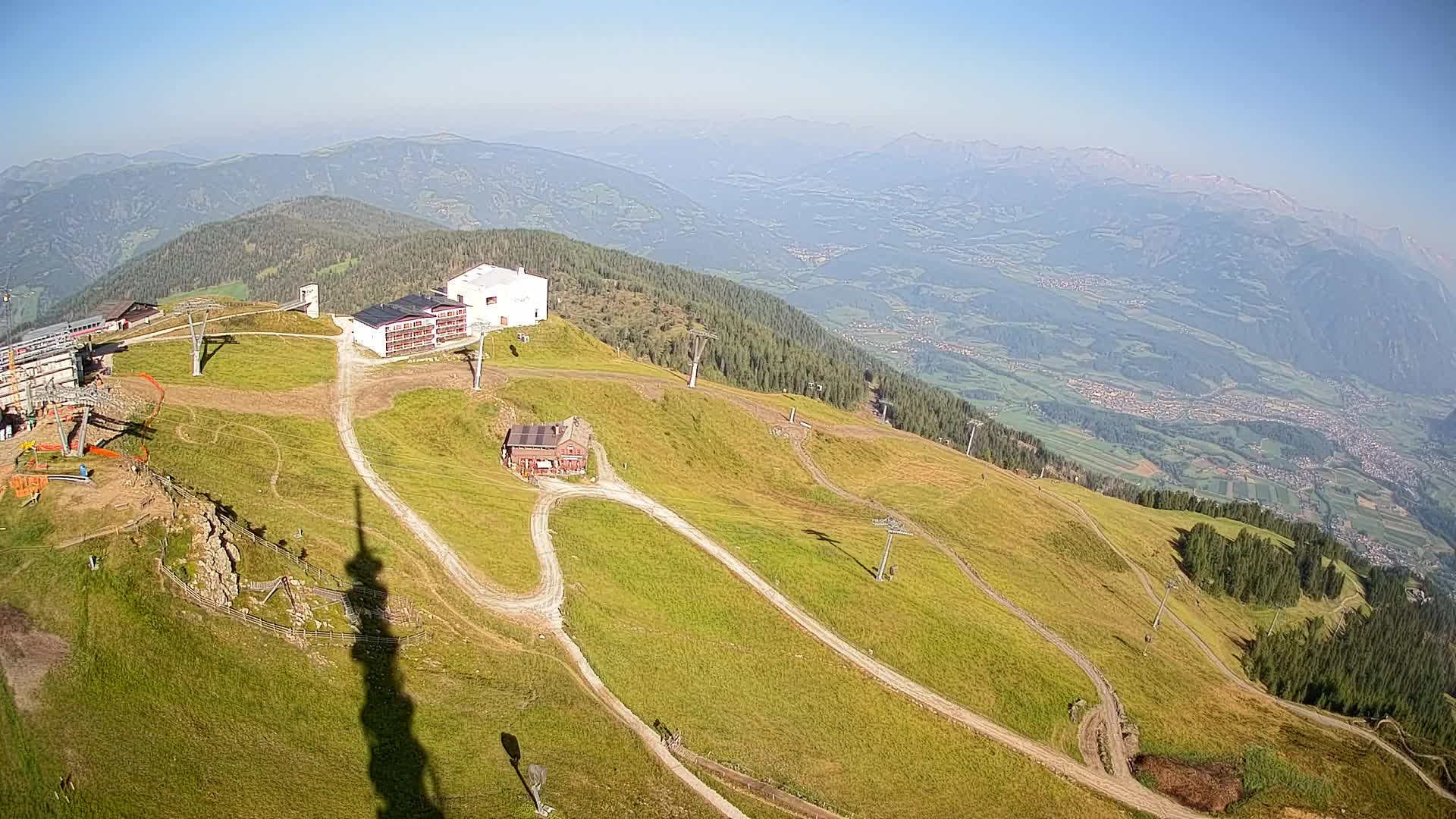 Kronplatz peak Ski resort | view to Bruneck