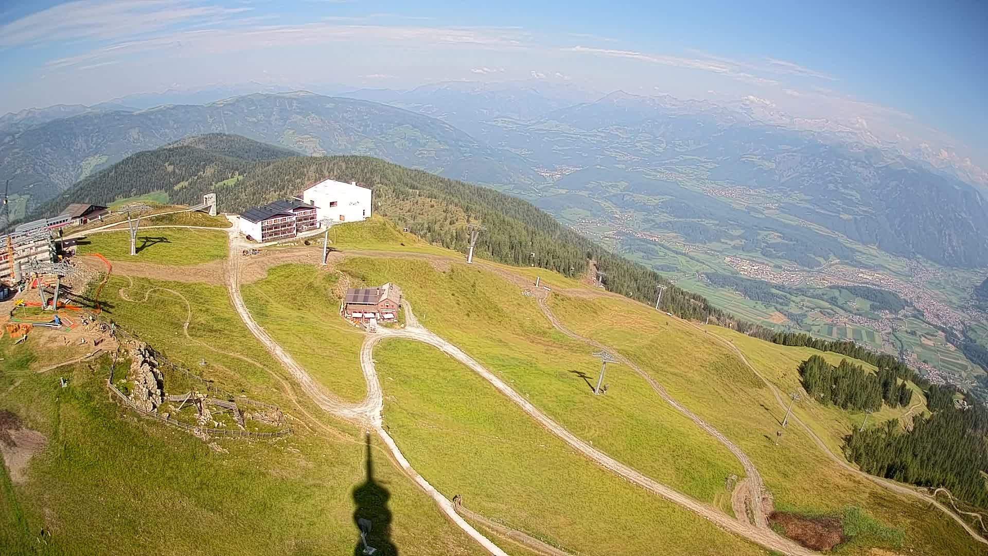 Stazione sciistica di Plan de Corones | vista su Brunico
