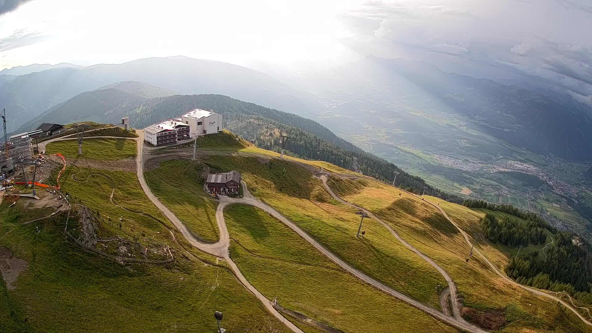 Kronplatz peak Ski resort | view to Bruneck