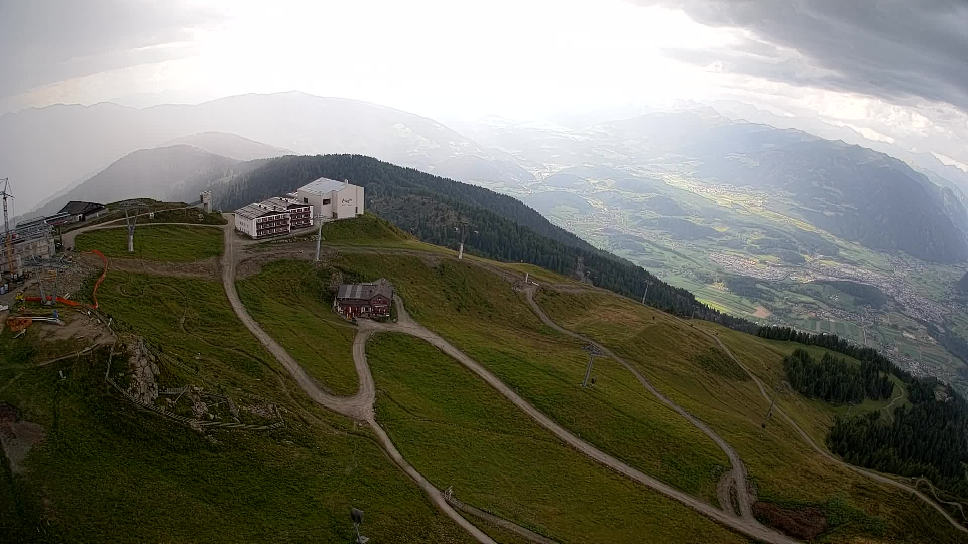 Kronplatz peak Ski resort | view to Bruneck