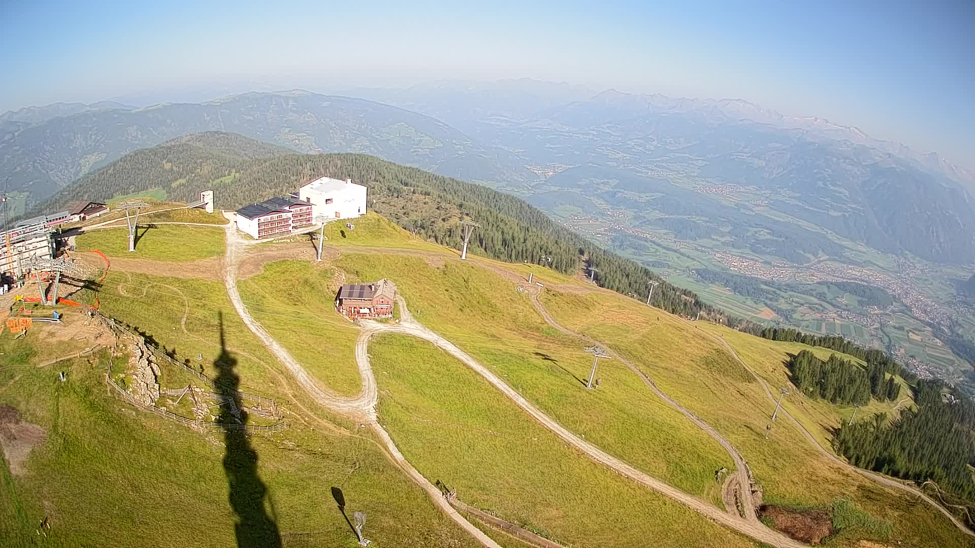 Skigebiet Kronplatz Gipfel | Blick auf Bruneck