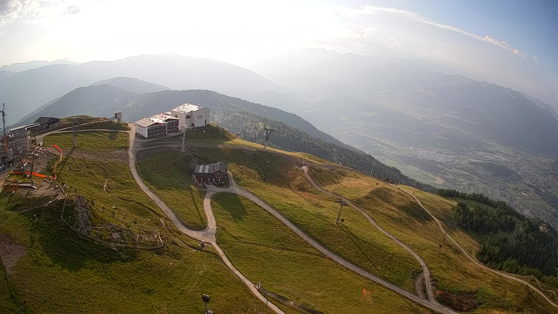 Stazione sciistica di Plan de Corones | vista su Brunico