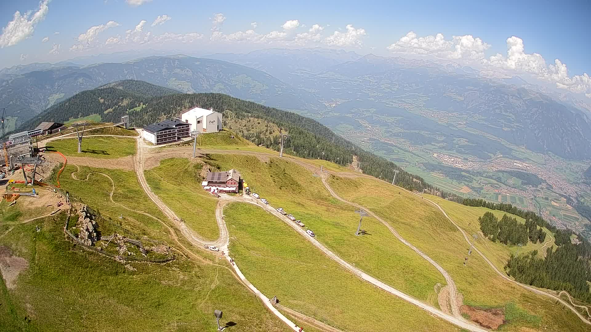 Smučišče Kronplatz – vrh | pogled na Bruneck