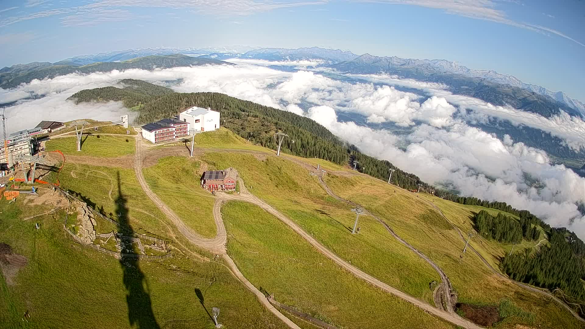 Stazione sciistica di Plan de Corones | vista su Brunico
