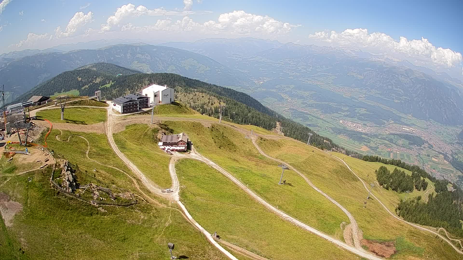 Stazione sciistica di Plan de Corones | vista su Brunico