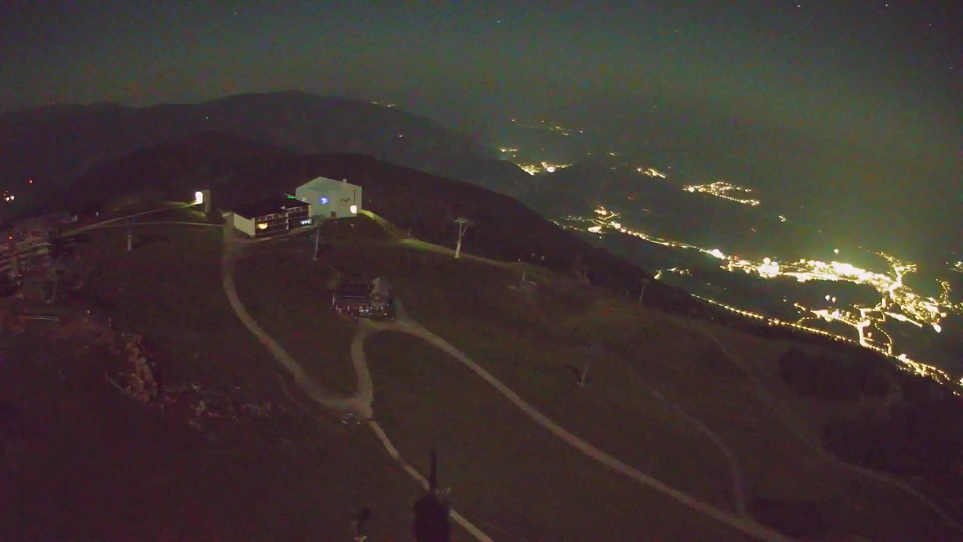 Skigebiet Kronplatz Gipfel | Blick auf Bruneck