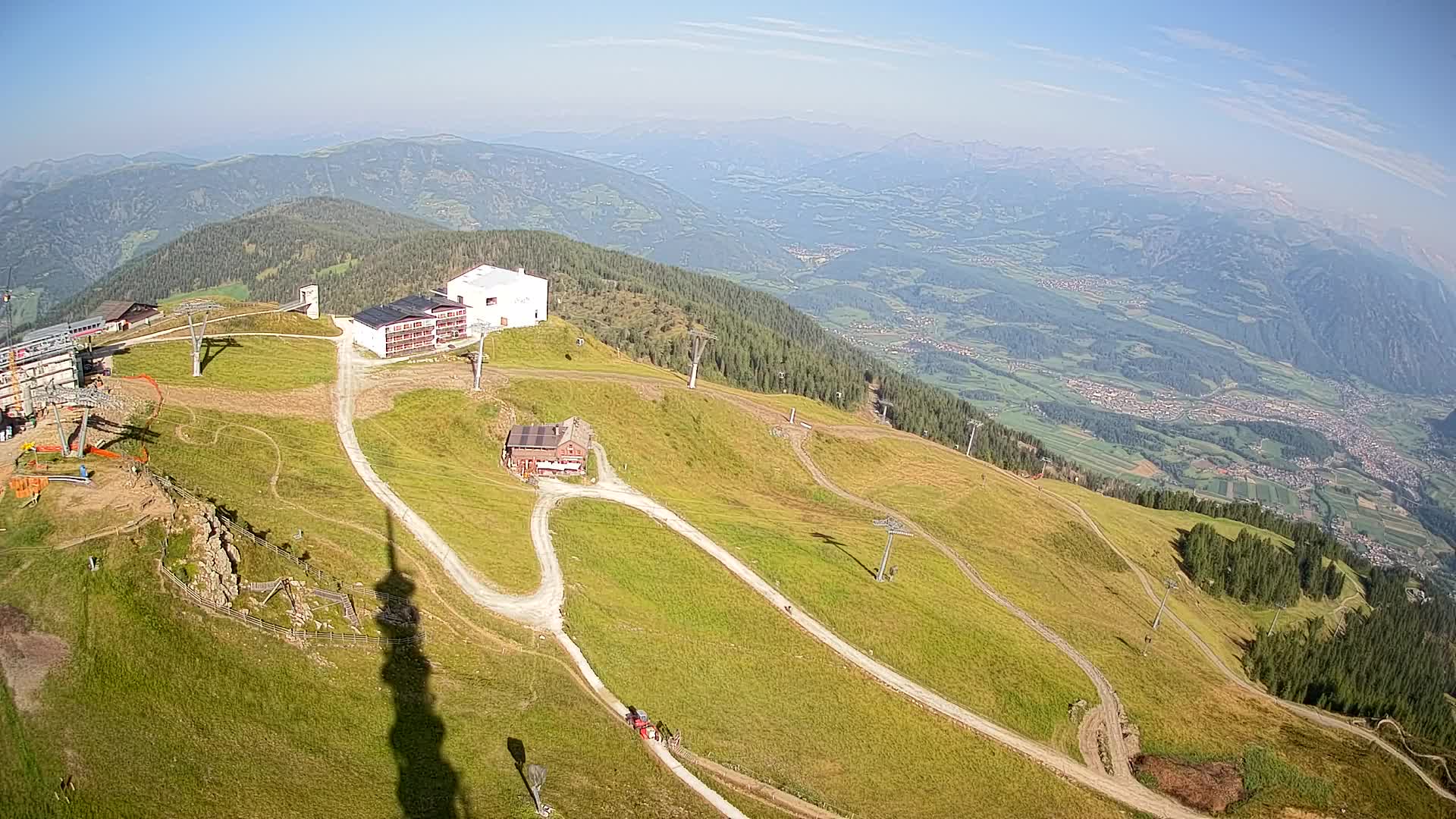 Stazione sciistica di Plan de Corones | vista su Brunico
