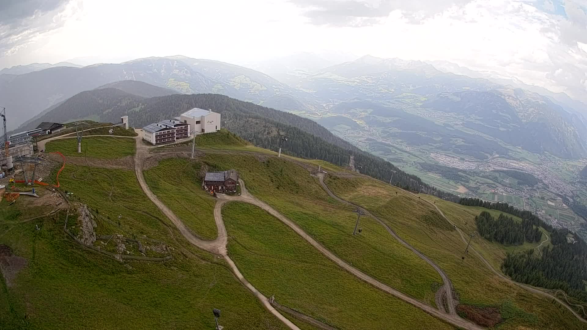 Stazione sciistica di Plan de Corones | vista su Brunico