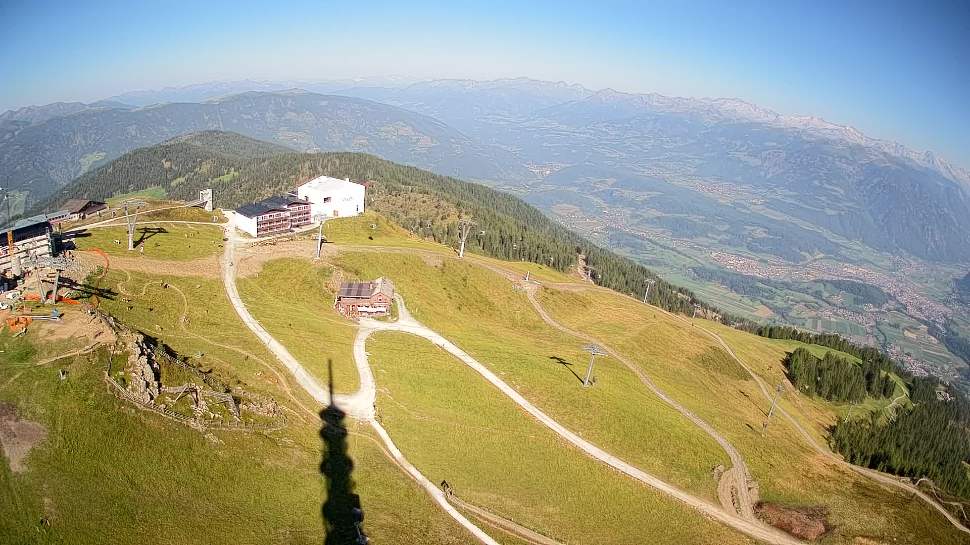 Stazione sciistica di Plan de Corones | vista su Brunico