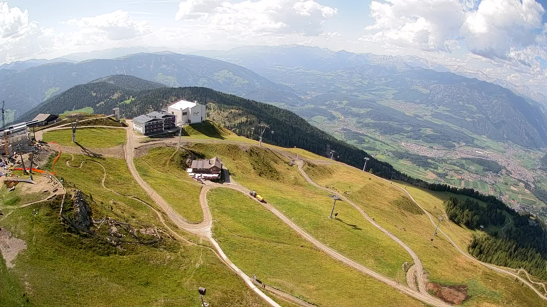 Smučišče Kronplatz – vrh | pogled na Bruneck