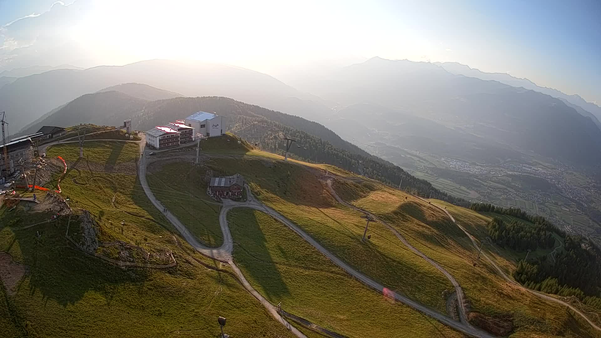 Kronplatz peak Ski resort | view to Bruneck