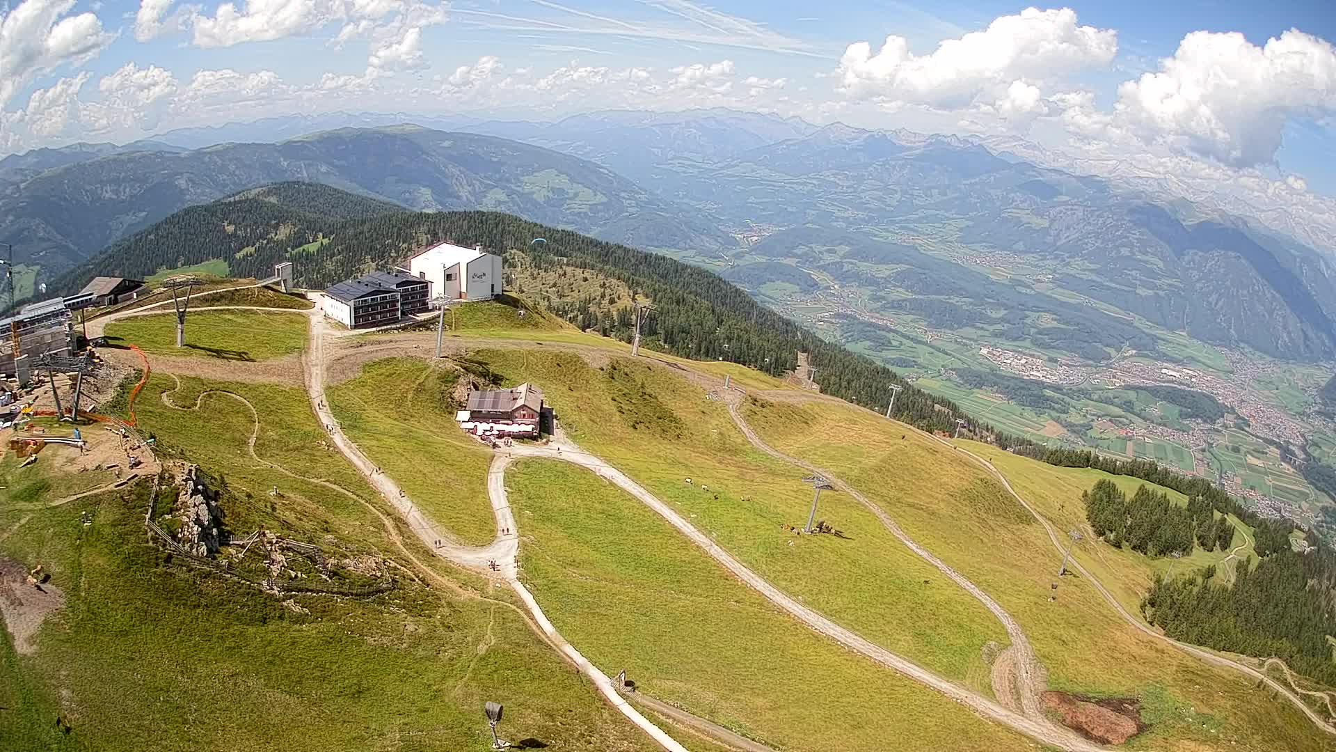 Stazione sciistica di Plan de Corones | vista su Brunico