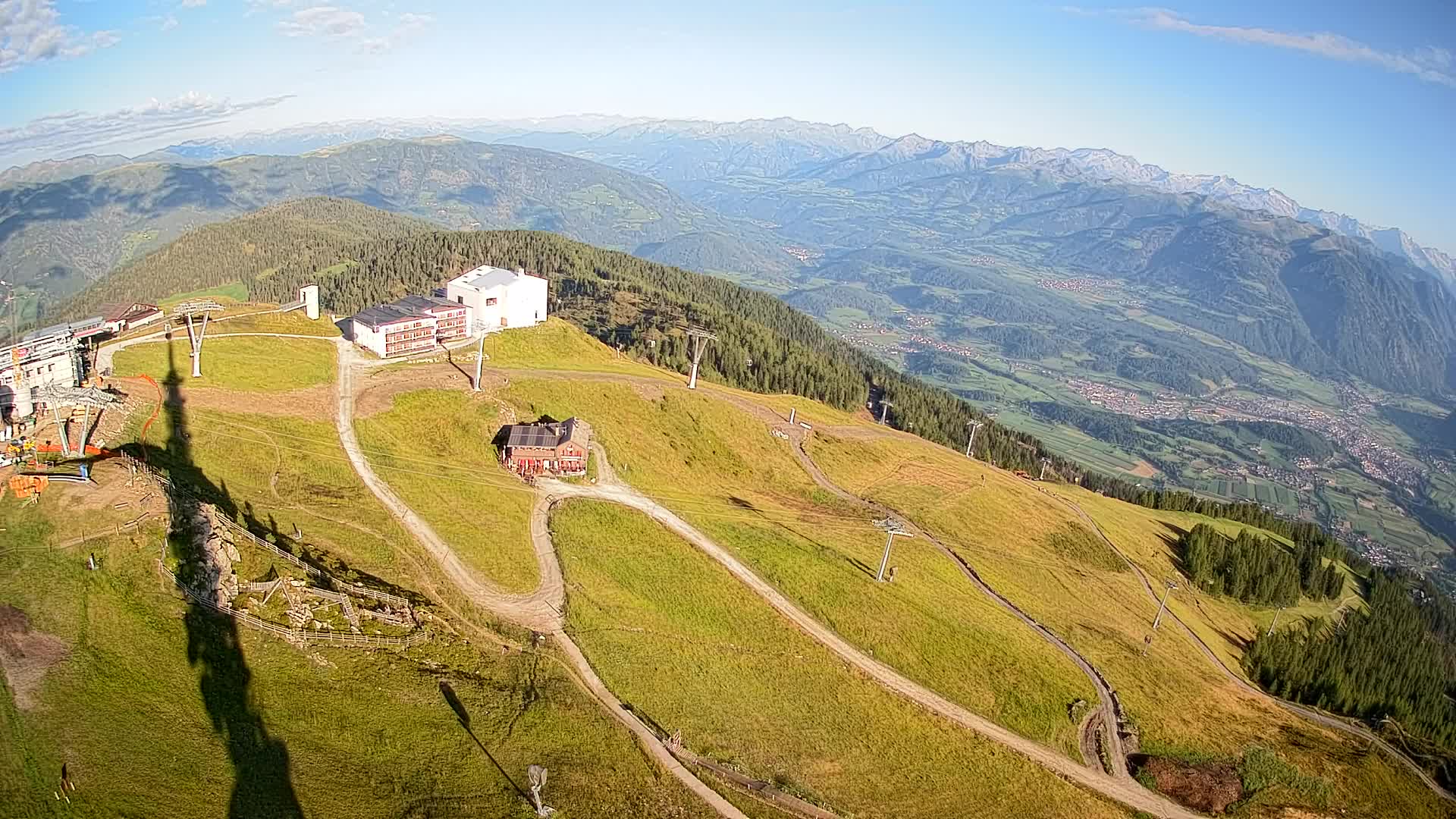 Stazione sciistica di Plan de Corones | vista su Brunico