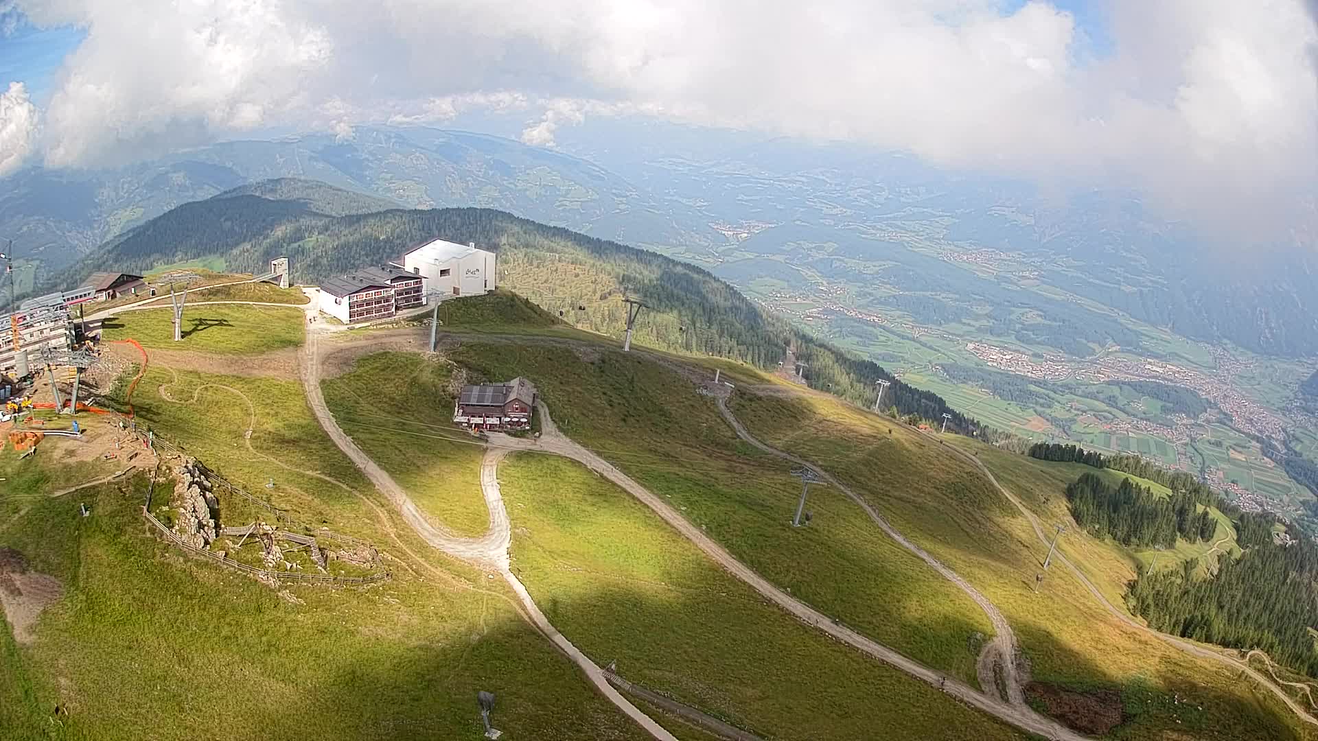 Kronplatz peak Ski resort | view to Bruneck