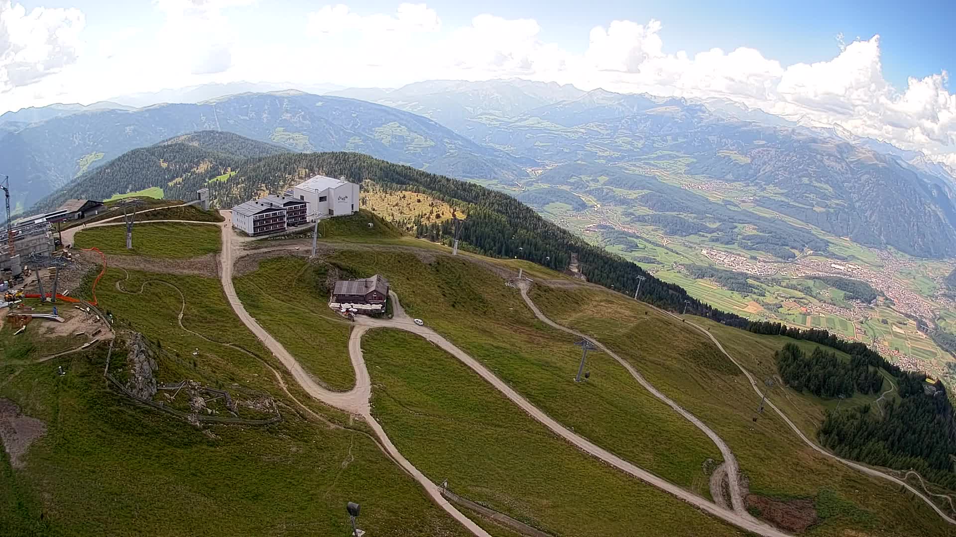 Kronplatz peak Ski resort | view to Bruneck