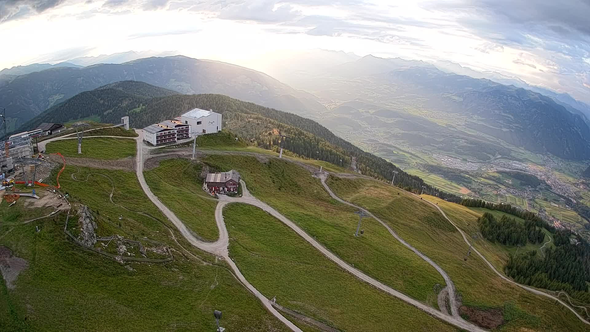 Kronplatz peak Ski resort | view to Bruneck