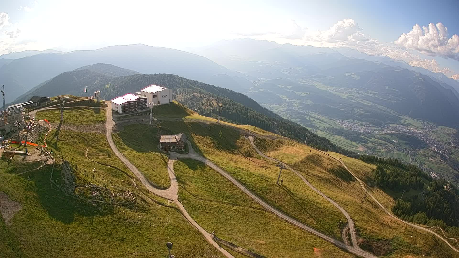 Stazione sciistica di Plan de Corones | vista su Brunico