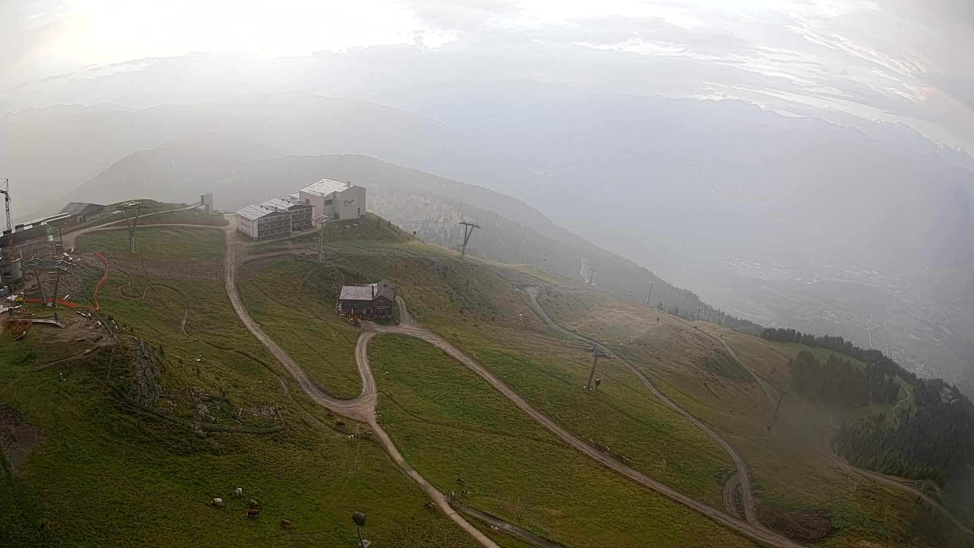 Skigebiet Kronplatz Gipfel | Blick auf Bruneck