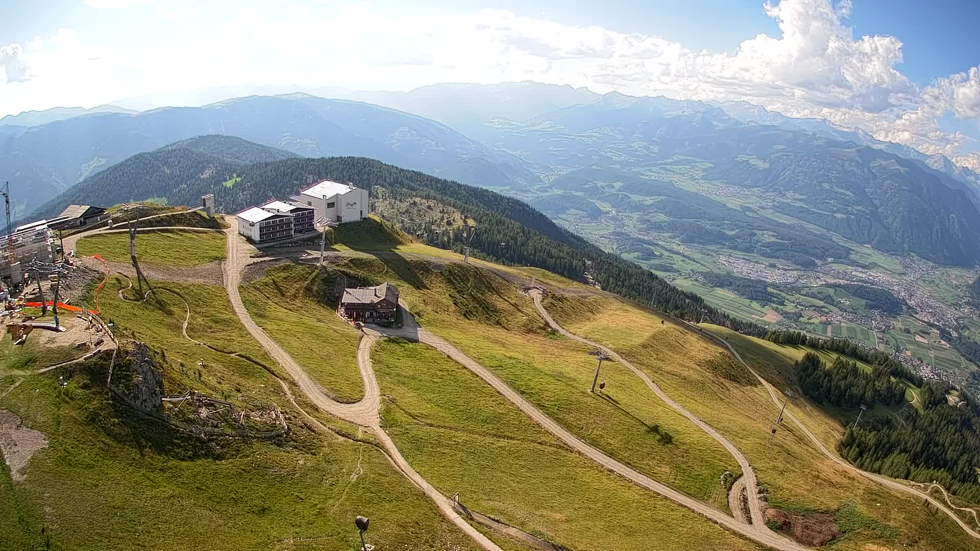 Kronplatz peak Ski resort | view to Bruneck