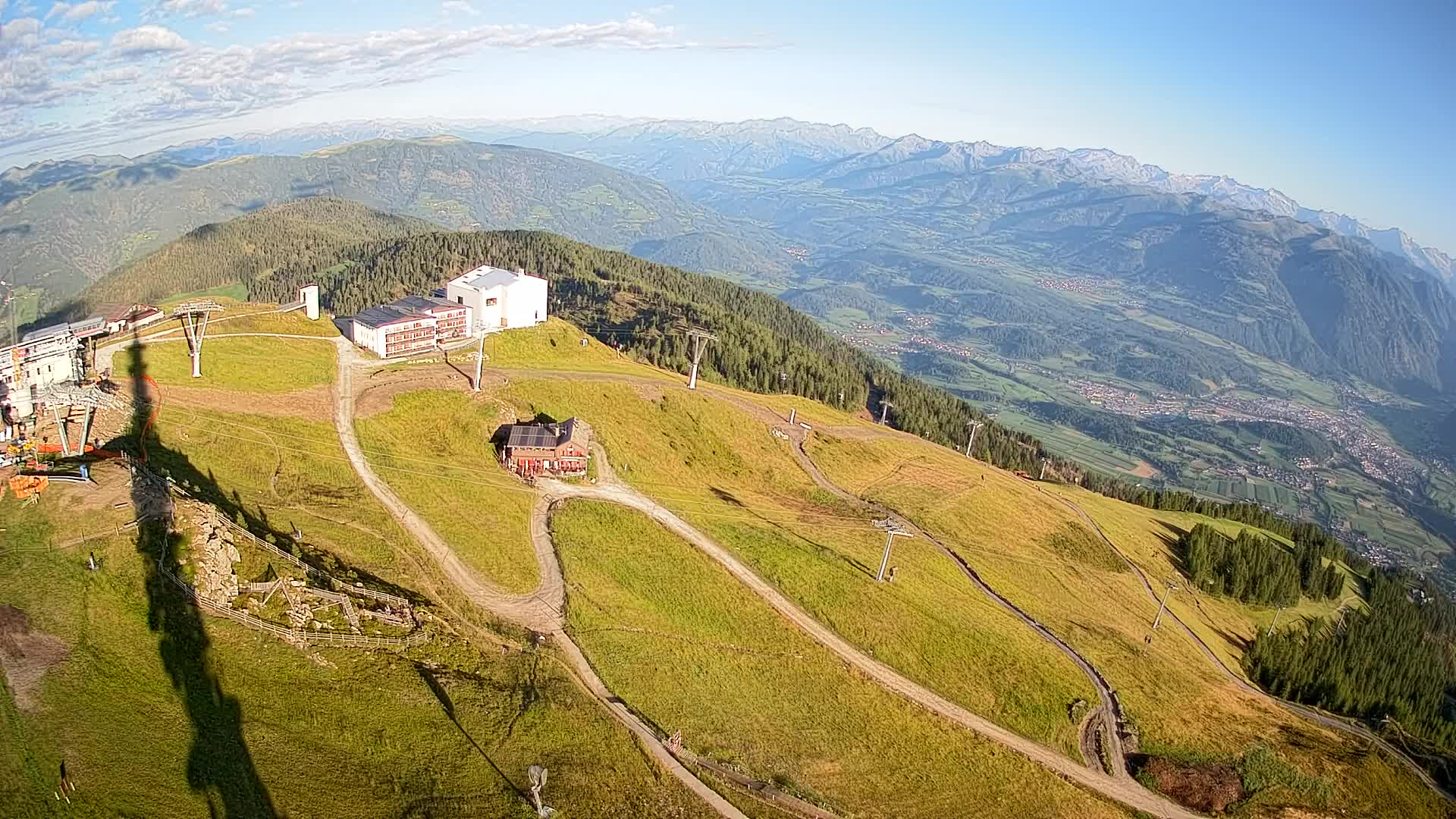 Stazione sciistica di Plan de Corones | vista su Brunico