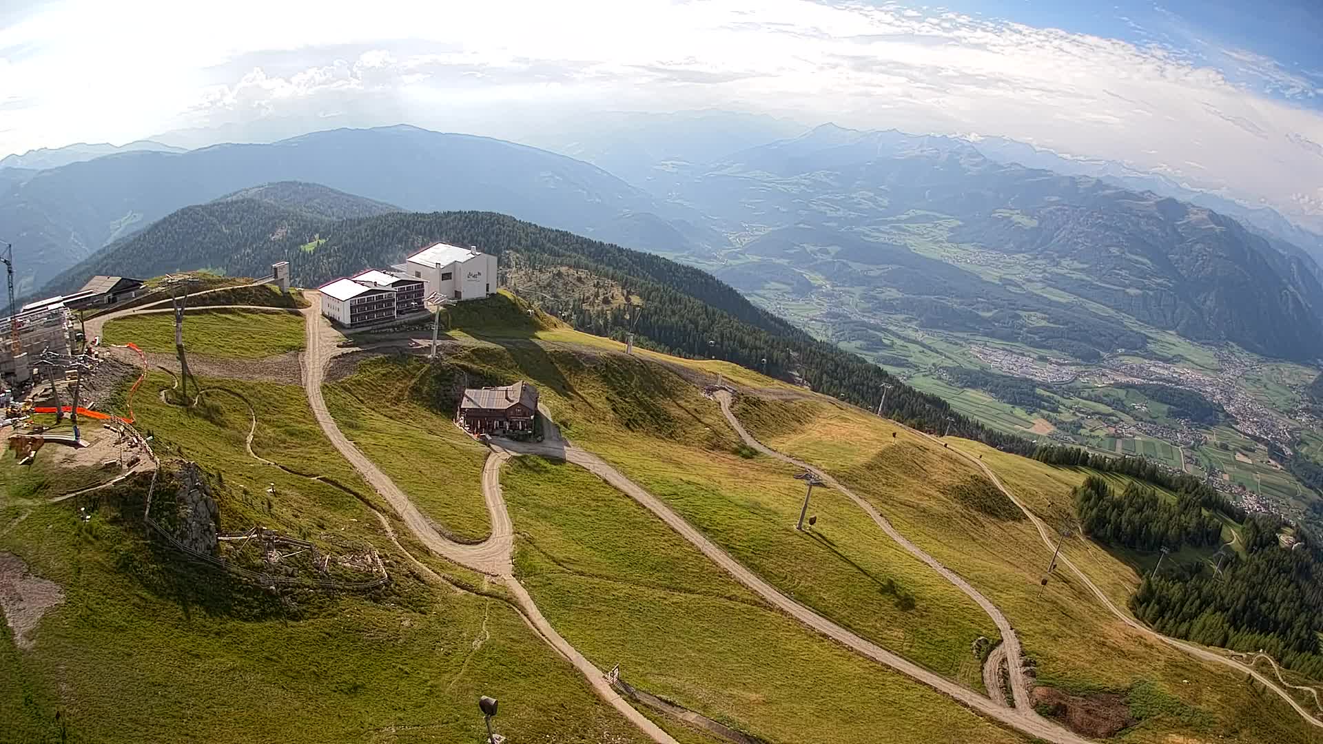 Kronplatz peak Ski resort | view to Bruneck