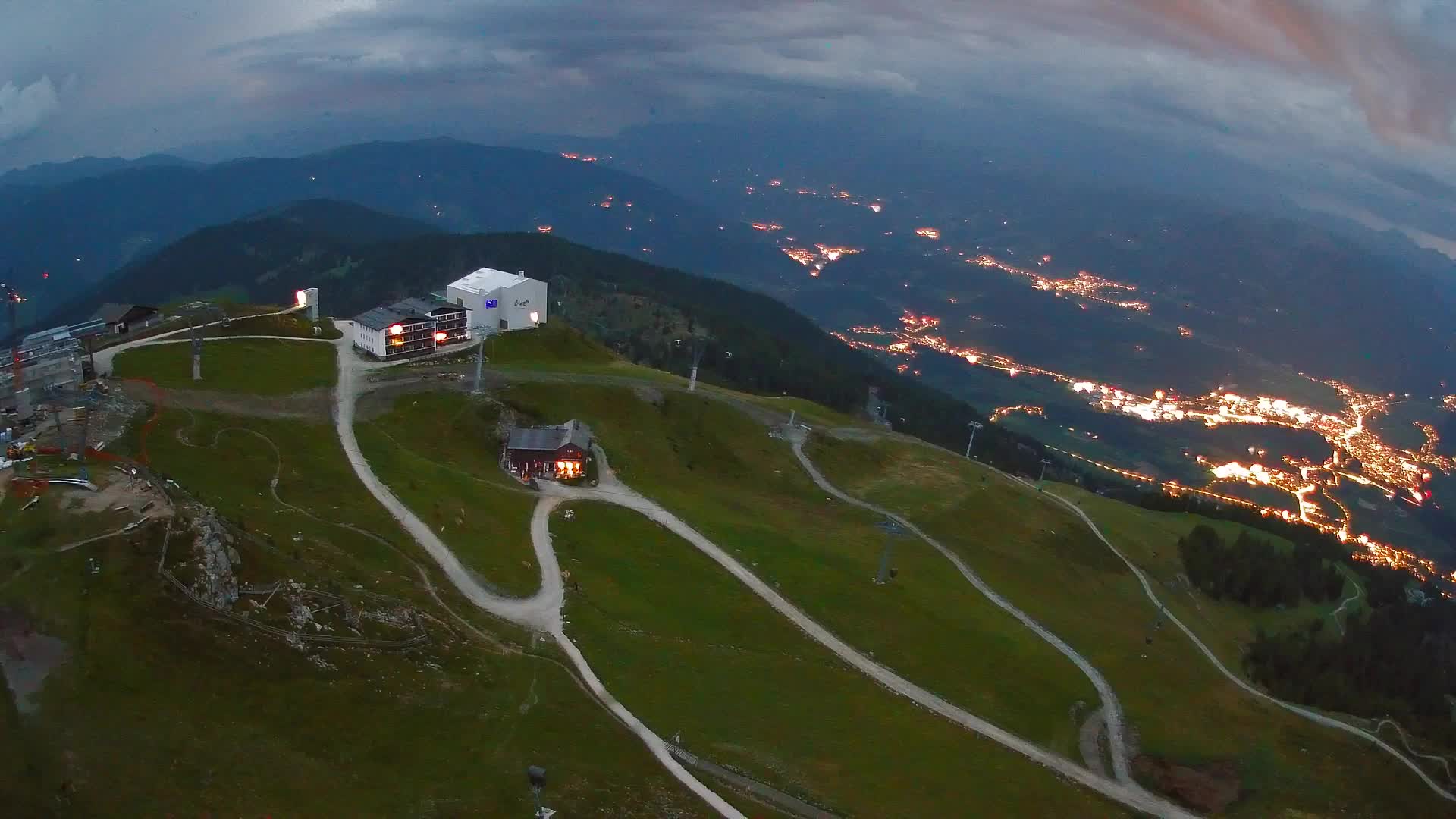 Kronplatz peak Ski resort | view to Bruneck