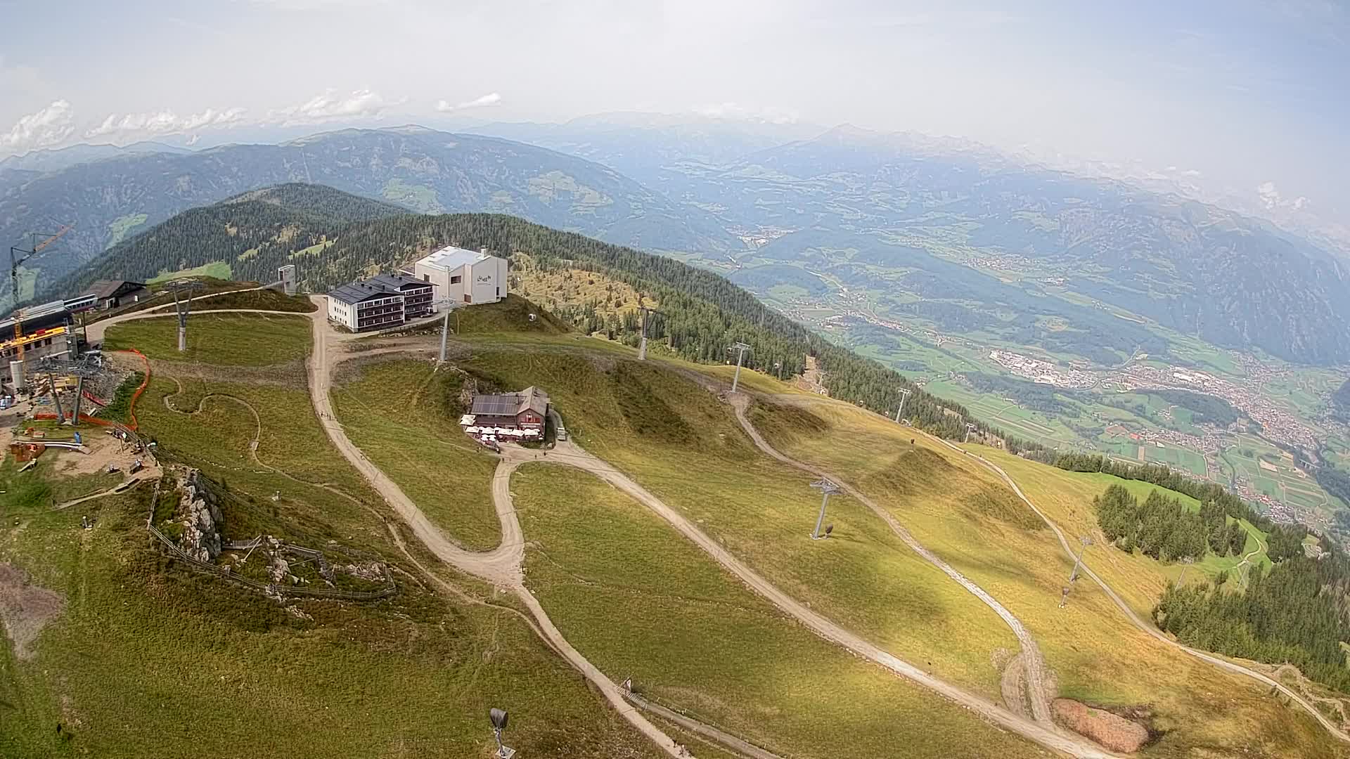 Kronplatz peak Ski resort | view to Bruneck